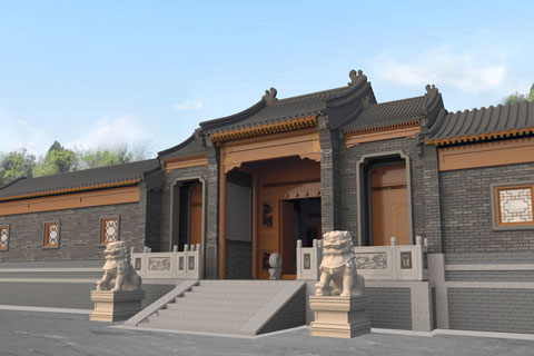 內蒙古窯洞改造為四合院，四合院建筑設計案例